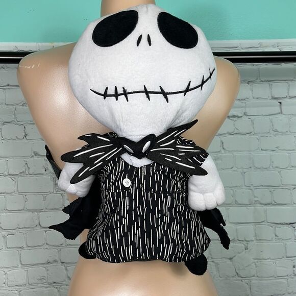 🖤BEST SELLER 20" The Nightmare Before Christmas Jack Plush Large Backpack NWT - Picture 4 of 7
